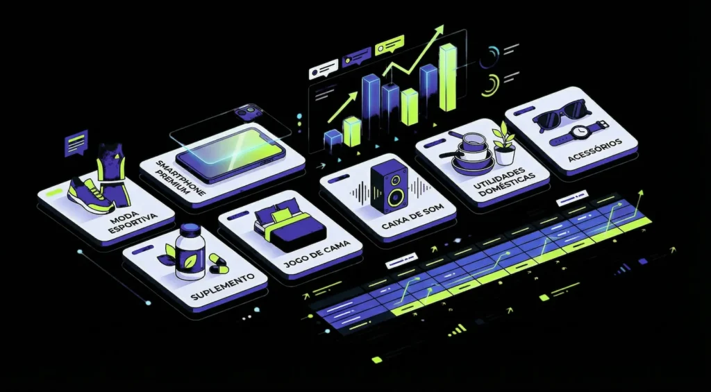 As 10 categorias mais vendidas nos marketplaces em 2025 e o que elas antecipam para 2026 1 Ilustração das categorias mais vendidas nos marketplaces em 2025