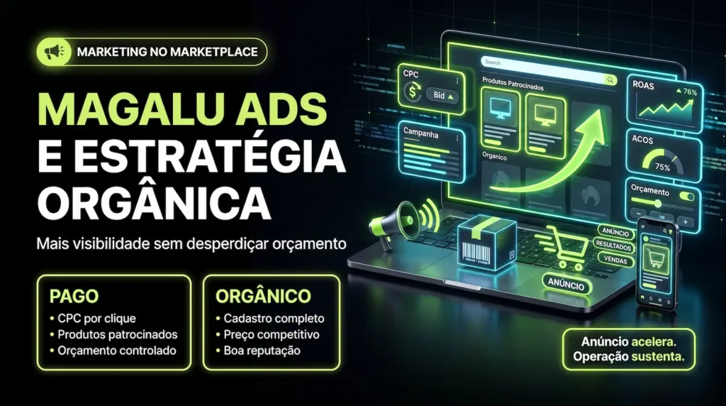 Marketing e anúncios: Magalu Ads e estratégia orgânica